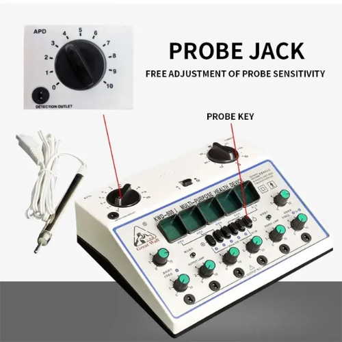 Acupuncture Stimulator Machine Electric Acupuncture Needle Stimulator Massager Machine Physiotherapy Dry Needle Stimulation Massager 6 Channels