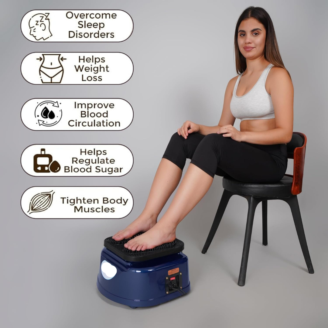 Blood Circulation Machine With Metal Body 28 Magnets With Infrared Lights Massager 185 Watt (Blue) With 3 Years Warranty