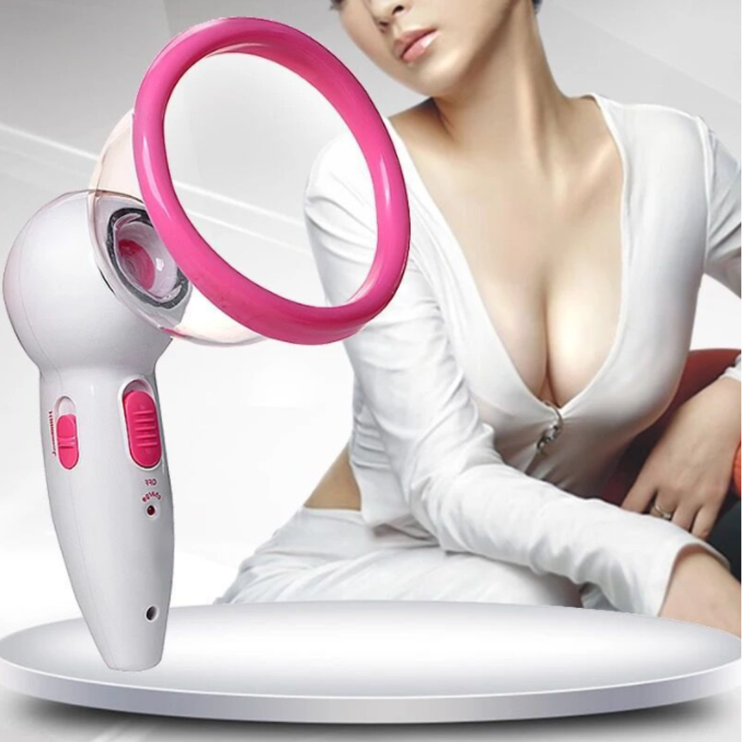 Electric Chest Breast Massager Cupping Cup Set, Breast Enhancement Instrument, for Women Lift Breast Growth and Anti Sagging Massage Stimulator, Single Cup